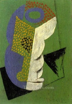 Vidrio 7 1914 cubista Pablo Picasso Pinturas al óleo